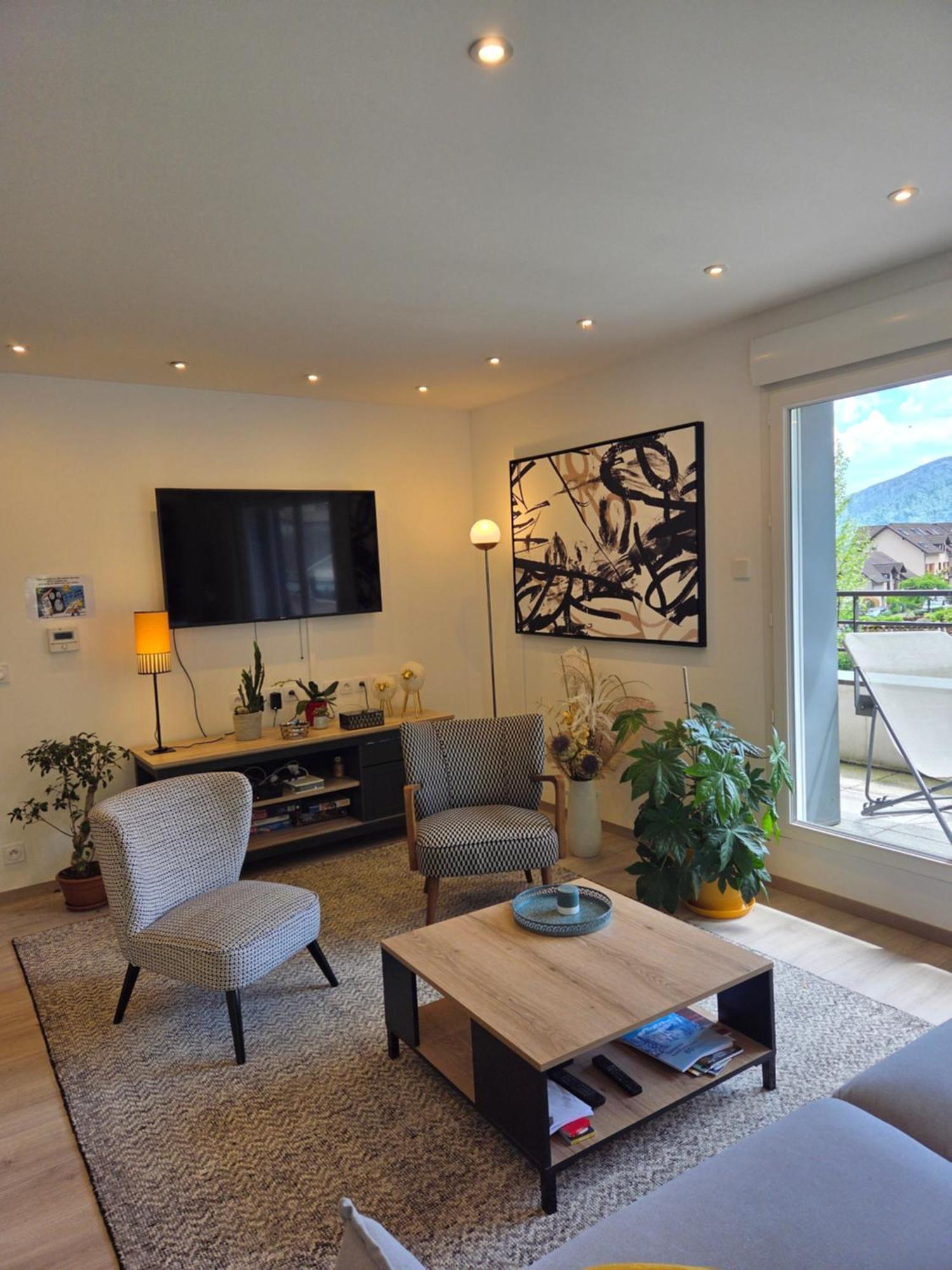 Entre Lac Et Montagne - T4 Centre Sevrier Lac D'Annecy Екстериор снимка